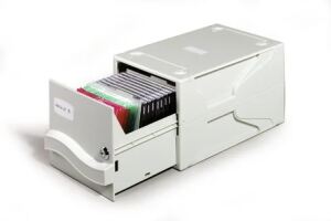 Durable 5256-10 Gehäusebox 26 Disks Grau