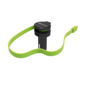 RealPower 257637 Ladegerät für Mobilgeräte Universal Schwarz, Grün Zigarettenanzünder Auto