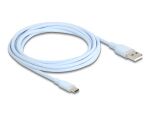 DeLOCK 81223 USB Kabel USB 2.0 2,5 m USB A USB C 0,48...