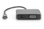 Digitus USB Typ-C™ 4K 2in1 Mini DisplayPort + VGA Grafik-Adapter