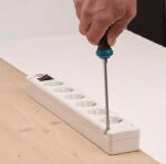 Brennenstuhl 1150650326 Verlängerungskabel 3 m 6 AC-Ausgänge Drinnen Weiß