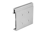 DELOCK Aluminium Montageclip für Hutschiene 4 Befestigungsl.