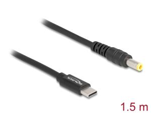 DELOCK Notebook Ladekabel USB Type-C St. zu 5,5 x 2,5 mm st.
