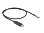 DeLOCK Adapterkabel USB 2.0 Typ-A zu seriell RS-232 mit 9...