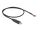 DeLOCK Adapterkabel USB 2.0 Typ-A zu seriell RS-232 mit 9 offenen Kabelenden + Schirmung 0,5 m