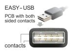 DeLOCK 65522 Kabeladapter USB 2.0 A Schwarz