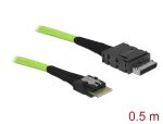 DELOCK Kabel OCuLink PCIe SFF-8611 > SFF-8654 4i 0,5 m