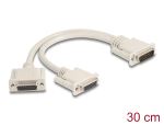 DELOCK Adapter Y-Kab Spi D-Sub HD 26pin st.zu 2xD-sub 26Pin