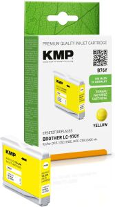 KMP B76Y Druckerpatrone 1 Stück(e) Kompatibel Gelb