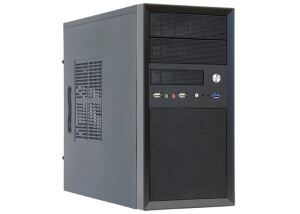 Chieftec CT-01B-350GPB Computer-Gehäuse Mini Tower Schwarz 350 W