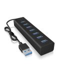 ICY BOX IB-HUB1700-U3, USB 3.2 Gen 1 zu 7-Port USB 3.2 Gen 1 Hub, Alu-Gehäuse
