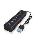 ICY BOX IB-HUB1700-U3, USB 3.2 Gen 1 zu 7-Port USB 3.2 Gen 1 Hub, Alu-Gehäuse