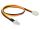 DELOCK Lüfter Stromkabel 3 Pin Stecker zu 3 Pin Buchse 30 cm