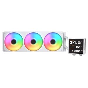 COUGAR CPU Wasserkühlung Poseidon Vistek Pro 360, ARGB, Weiß