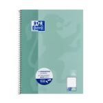 Oxford 400132378 Notizbuch A4 80 Blätter Blau, Grün