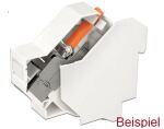 DELOCK Keystone Halterung für Hutschienen Abdeckung