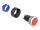 DELOCK Drucktaster vorstehend Einbau 22mm 5x Lötanschluss rt