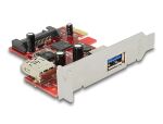 DELOCK PCI Expr Card 1x USB3.0 ext + 1x USB3.0 int + LowProf