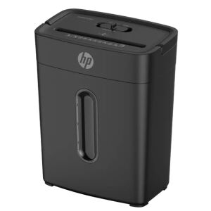 HP One Shred 6CC Aktenvernichter Partikelschnitt-Zerkleinerung 68 dB Schwarz