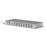 Lindy 39527 Tastatur/Video/Maus (KVM)-Switch Rack-Einbau Silber