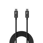 Lindy 31130 Thunderbolt-Kabel 1 m 80 Gbit/s Schwarz