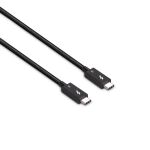Lindy 31130 Thunderbolt-Kabel 1 m 80 Gbit/s Schwarz