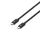 Lindy 31130 Thunderbolt-Kabel 1 m 80 Gbit/s Schwarz