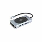 DICOTA D32059 Schnittstellen-Hub USB Typ-C Schwarz, Silber