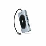 DICOTA D32059 Schnittstellen-Hub USB Typ-C Schwarz, Silber