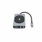 DICOTA D32059 Schnittstellen-Hub USB Typ-C Schwarz, Silber