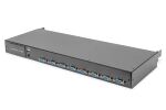 Digitus DS-72221-2GE Konsolenregal 48,3 cm (19") 1920 x 1080 Pixel Schwarz 1U