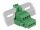 DELOCK Terminalblock Set f. Hutschiene 4Pin m. Schraubverr.