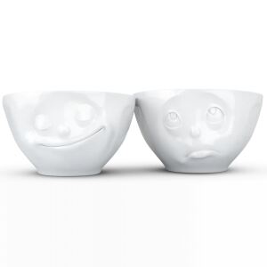 FIFTYEIGHT Schälchen-Set 200ml - Glücklich Och bitte weiß