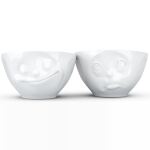 FIFTYEIGHT Schälchen-Set 200ml - Glücklich Och bitte weiß