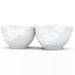 FIFTYEIGHT Schälchen-Set 200ml - Glücklich Och bitte weiß