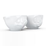 FIFTYEIGHT Schälchen-Set 200ml - Glücklich Och bitte weiß