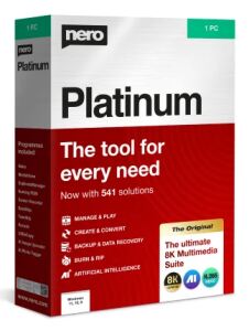 Nero Platinum 365 Akademiker 1 Lizenz(en) Abonnement Mehrsprachig 1 Jahr(e) 12 Monat( e)