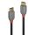 Lindy 36871 USB Kabel USB 2.0 1 m USB C 0,48 Gbit/s Schwarz, Grau