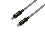 Equip USB 3.2 Gen 2x2 C auf C Kabel, 2,0m, PD240W, 4K/60Hz, 21Gbps, Schwarz
