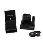 RealPower ChargeAIR Connect Smartphone, Smartwatch, Tablets Schwarz USB Kabelloses Aufladen Drinnen