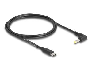 DeLOCK USB Type-C Stromkabel zu DC 4,0 x 1,7 mm Stecker gewinkelt 1,5 m