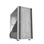 Cooler Master MasterBox 600 White Lite Midi Tower Weiß, Transparent