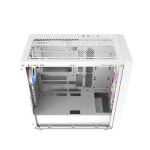 Cooler Master MasterBox 600 White Lite Midi Tower Weiß, Transparent