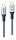 2GO 797512 USB Kabel USB 3.2 Gen 2 (3.1 Gen 2) 1,2 m USB C 10 Gbit/s 100 W Schwarz, Silber