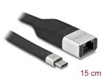 DeLOCK FPC Flachbandkabel USB Type-C zu Gigabit LAN...