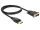 DELOCK Kabel DP 1.2 -> DVI (24+1) St/St 1.0m schwarz 60Hz