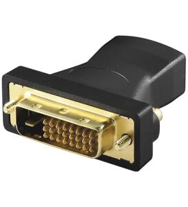 Alcasa HDMI - DVI F/M Schwarz
