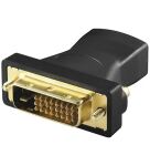 Alcasa HDMI - DVI F/M Schwarz