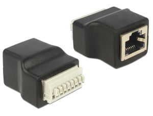 DELOCK Adapter Terminalblock 8Pin -> RJ45 Buchse