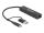 DeLOCK 3 Port USB 3.2 Gen 1 Hub + Gigabit LAN mit USB Type-C oder USB Typ-A Anschluss